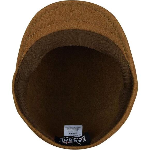 NWT Kangol Unisex Seamless Wool 507 Flat Cap , Wood-Size L - Picture 4 of 4